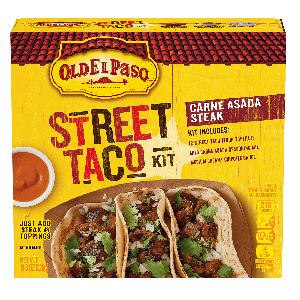 Carne Asada Steak Street Taco Kit Old El Paso